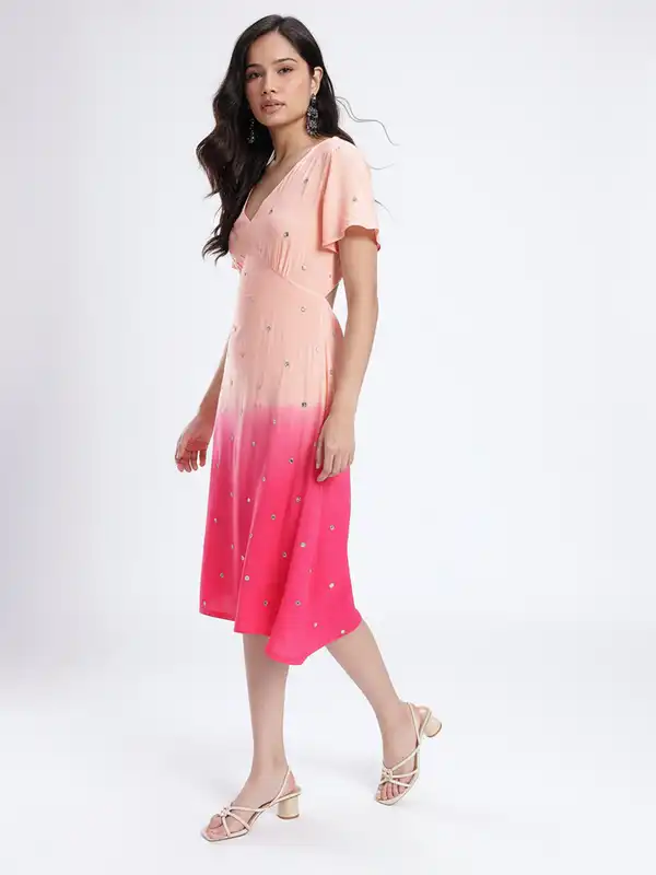 knee length dresses for ladies Buy Latest Indian Gown dress Online Shopping For Women– Joshindia main image 0
