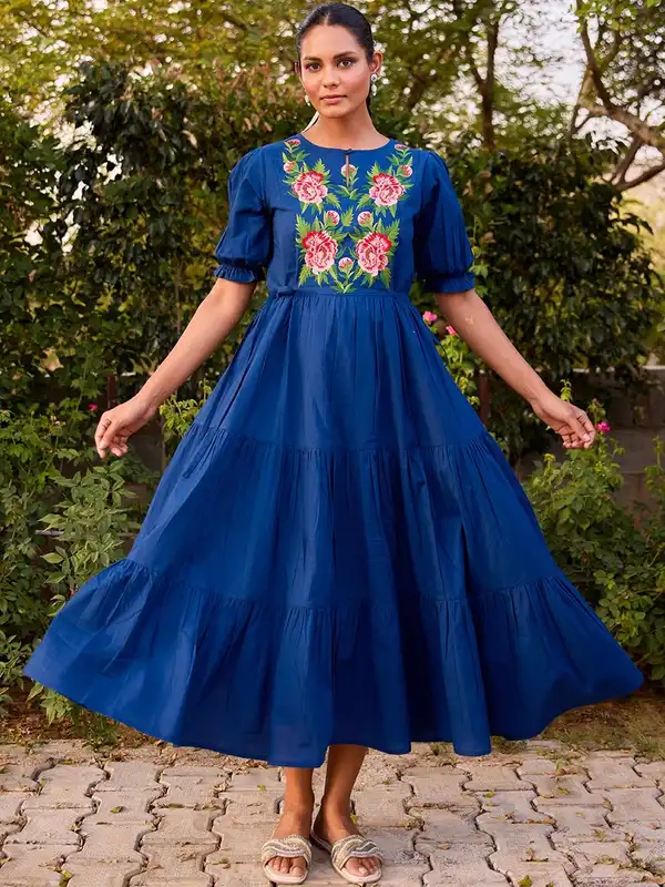 indian cotton summer dresses myntra Cotton Dress