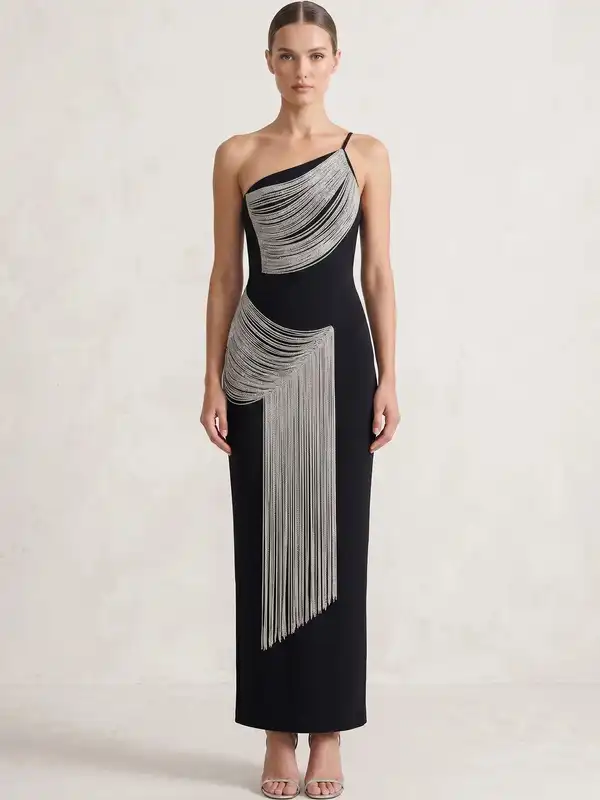 one shoulder dress online india One Shoulder Dress STREET NINE FASHIONS