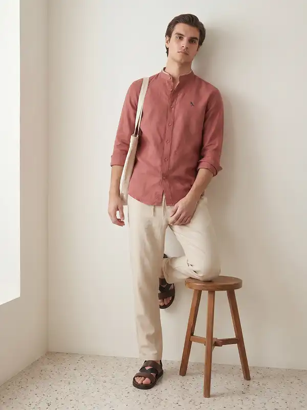 No Collar Shirts For Men - Buy No Collar Shirts For Men online in