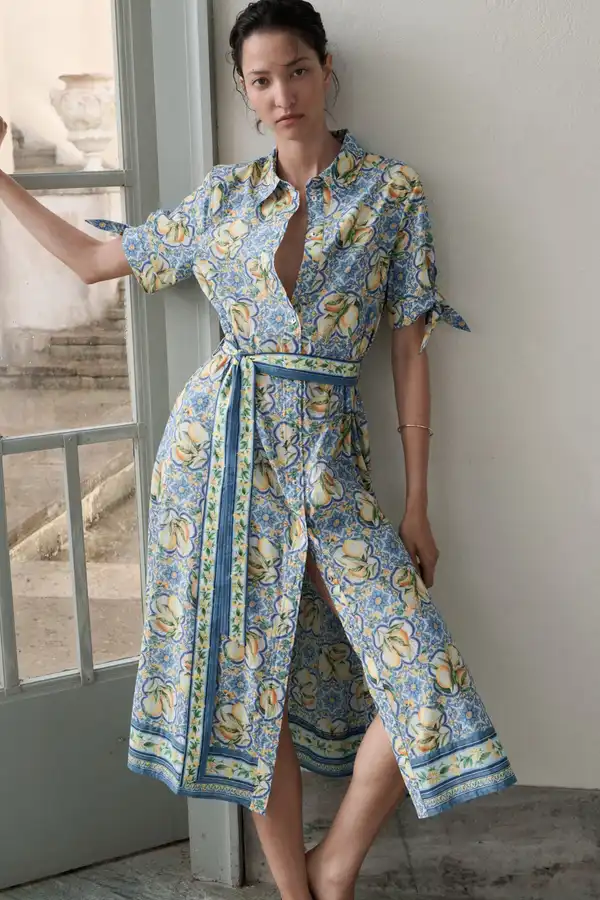 womens mint green dress MARMALADE 1970s Style Flared with Collar – Marmalade-shop Parmesan Peppercorn Dressing - stretch will be non Color:Navy Blue(Tall Ladies above 163cm)