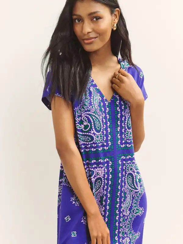 cotton dress for women myntra Buy Sangria Indigo Cotton Dress - Dresses for Women 36753923