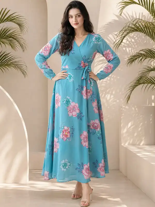 beach maxi dresses online india Long Color:Green Ombre