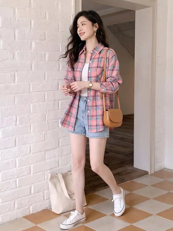 pink shirt outfit girl