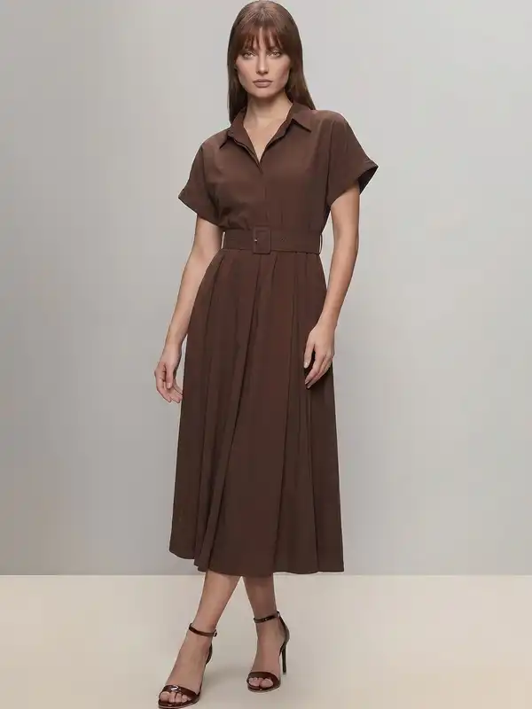 forever 21 brown dress Forever 21- Bodycon Cutout Slinky Brown Dress- Size: