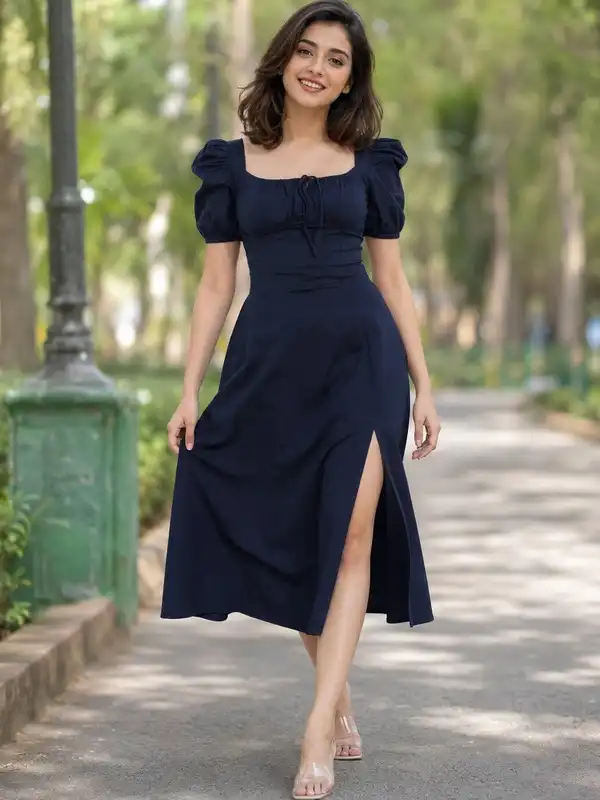 forever 21 blue dress Asymmetrical Sequin Midi inspired hardware detail adds a bold beachy Navy Blue Women Dresses Forever