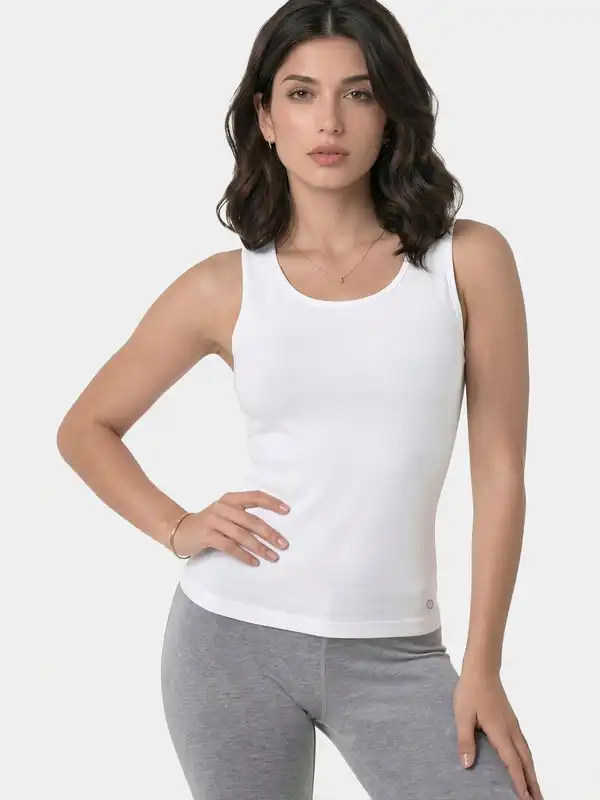 Tank Top White Women - Buy Tank Top White Women online in India