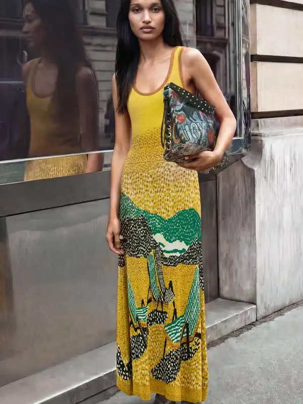 global desi yellow maxi dress Buy Citrus Burst maxi dress Online In India at Global Desi FW23GA174MXRY_Orange