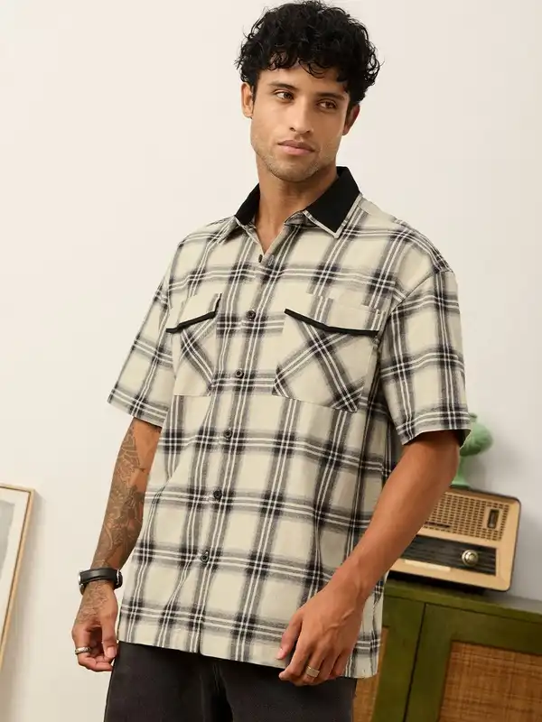【sale】24ss NEIGHBORHOOD NO COLLAR SHIRT No Collar Shirts Men - Buy No Collar Shirts Men online in India