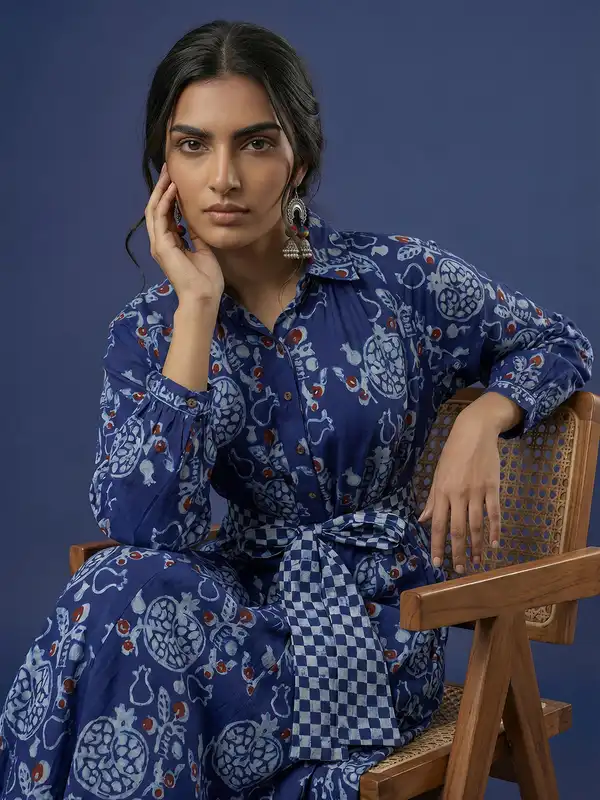 a line dress online india Buy Women's Cotton Panelled A Line Dress Online in India