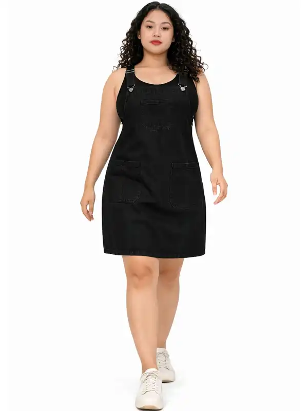 Denim Pinafore Dress Plus Size Women Pinafore Dresses Buy Women Pinafore Dresses Online In India