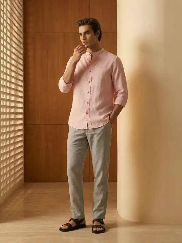 No Collar Shirts For Men - Buy No Collar Shirts For Men online in
