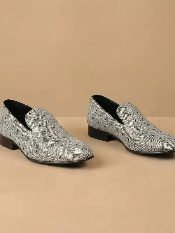 Men Grey Formal Shoes
