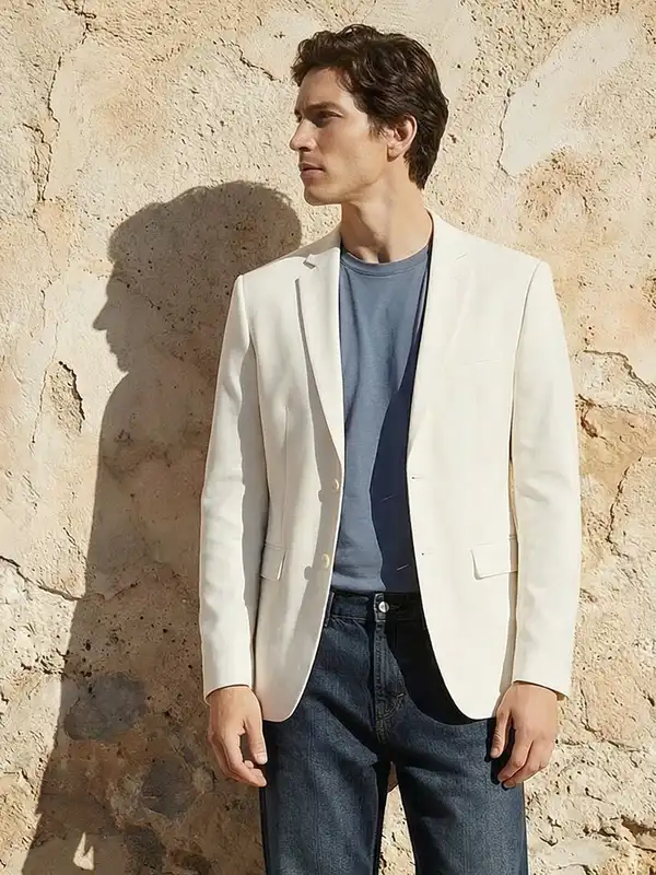 sachin and babi light blue dress Essential Style Tips For Men's Casual Blazers main image 0