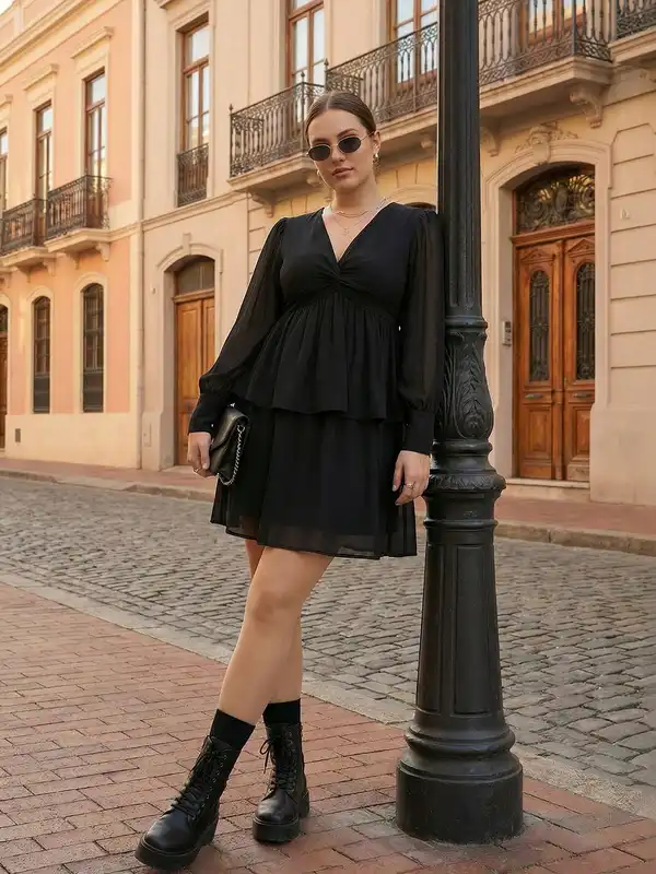 All About You Black Solid Fit And Flare Dress - Buy All About You Black  Solid Fit And Flare Dress online in India