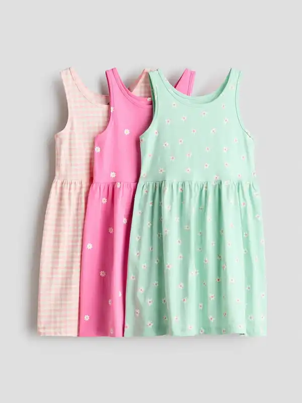 h&m a line cotton dress H M Mini dress