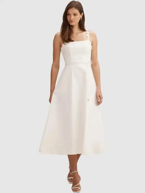 chiffon a line dress with sleeves Elsie Modern A-Line Long Sleeves Chiffon Dresses, Sky Blue main image 1
