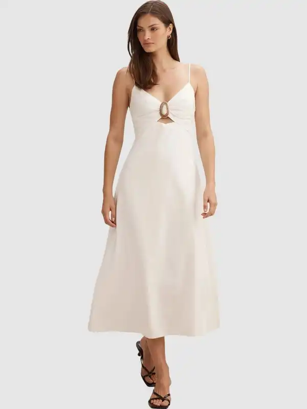 cut out dresses online india Cocora Cut-out Maxi Dress ANI CLOTHING