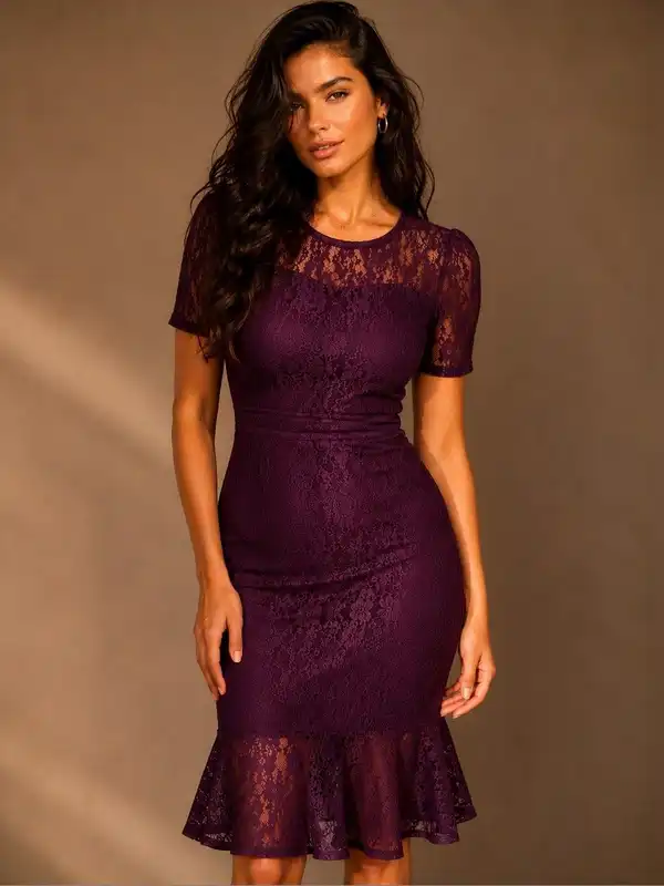 myntra lace dress Lace Bodycon Dress