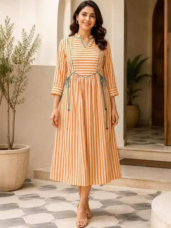 crazy line dresses Curved Wave Lines Pattern Wave A-Line Dress by risingrocket