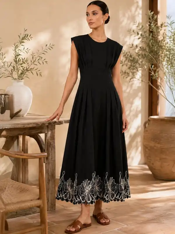 little mistress embroidered maxi dress Little Mistress embellished maxi dress in cream