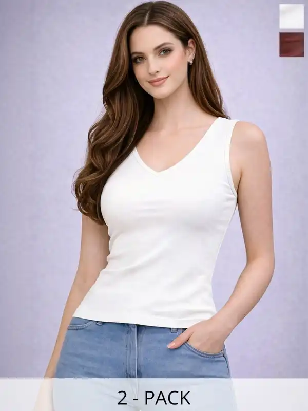 White Tank Tops Women - Buy White Tank Tops Women online in India White Tank Tops Women - Buy White Tank Tops Women online in India