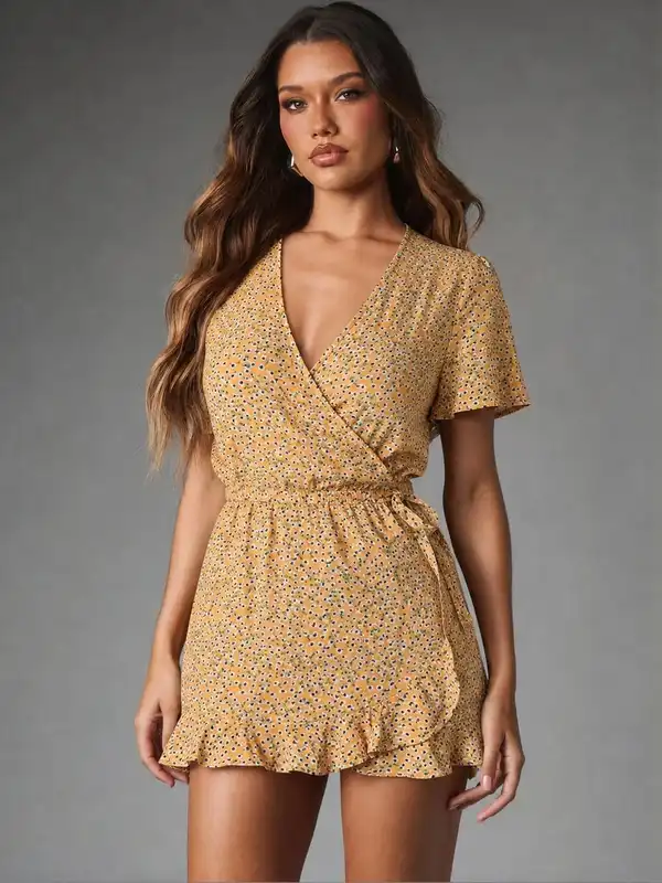 myntra beach dresses La _tab_size-chart-rainbow-hawaiian-dress PETAL & PUP - Size:Orange