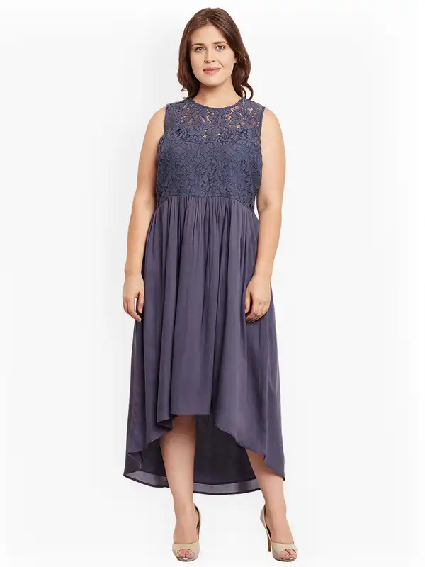 chinese dress ladies Junarose Women's Plus Size Gin Three Quarter Sleeve Above Knee Dress, Navy  Blazer, 1X at Amazon Women's Clothing store