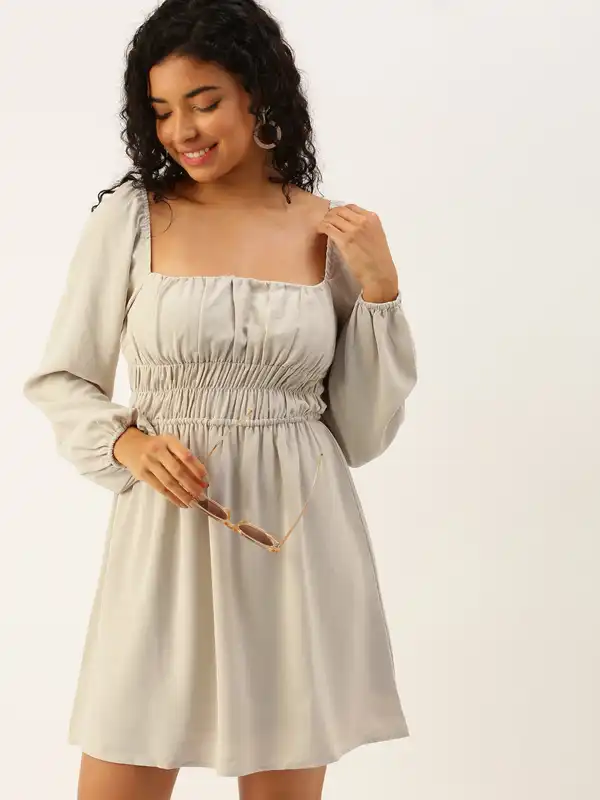 chinese dress ladies Forever 21 Nude Maxi Dress with White Embroidered Lace- Size S – The Saved  Collection