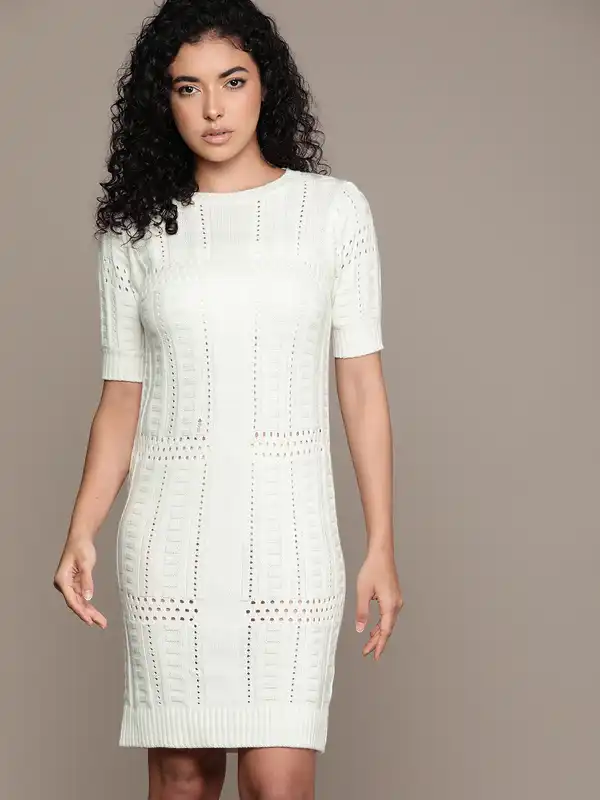 short sweaters for dresses Black Ribbed Knit Wool Blend Sweater Dress Cropped Dress Cardigans: Stylish &