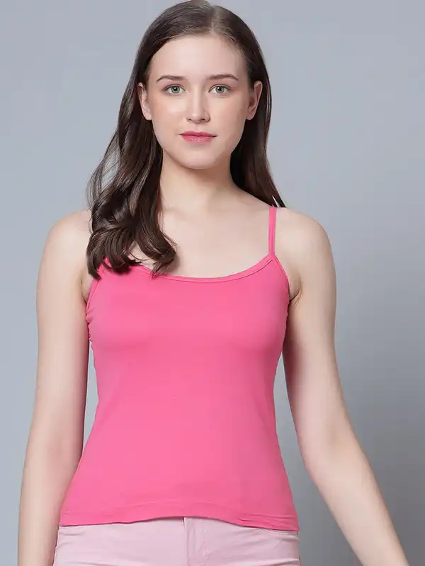Pink Camisole Camisoles - Buy Pink Camisole Camisoles online in India