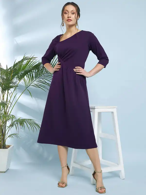 purple dresses from forever 21 Plus Size Satin Maxi Dress