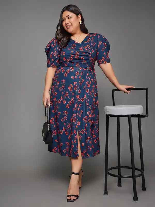 sachin and babi light blue dress Plus Size - Plus Size