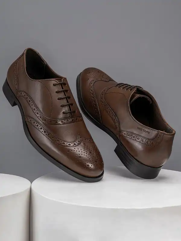 Red Tape Men Brown Formal Shoes - Buy Red Tape Men Brown Formal Shoes online in India Red Tape Men Brown Formal Shoes - Buy Red Tape Men Brown Formal Shoes online in India