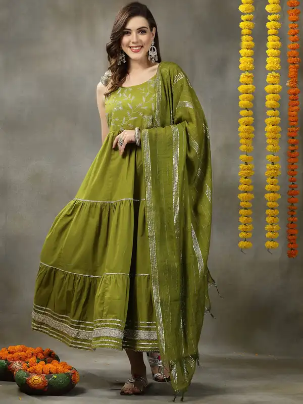 Green Dress - Buy Green Dress Online in India