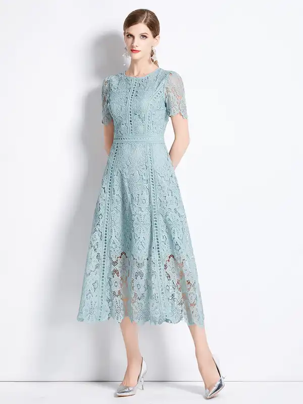 green emerald velvet dress Shop Green Striped Knee-Length Dress - Casual