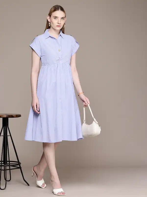 fcuk blue dress French Connection Cameron Dress main image 1