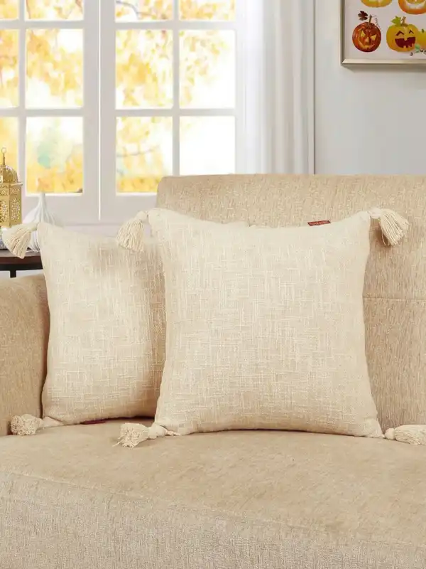 Off White Cushions Covers - Buy Off White Cushions Covers online