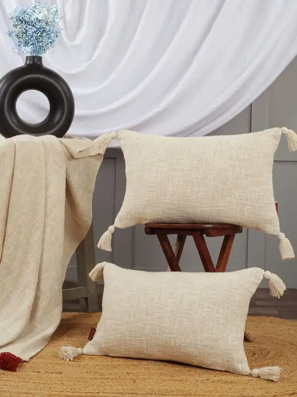 Off White Cushions Covers - Buy Off White Cushions Covers online