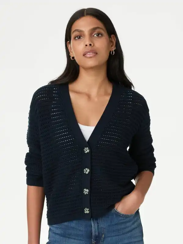 navy cardigans m and s womens cardigans