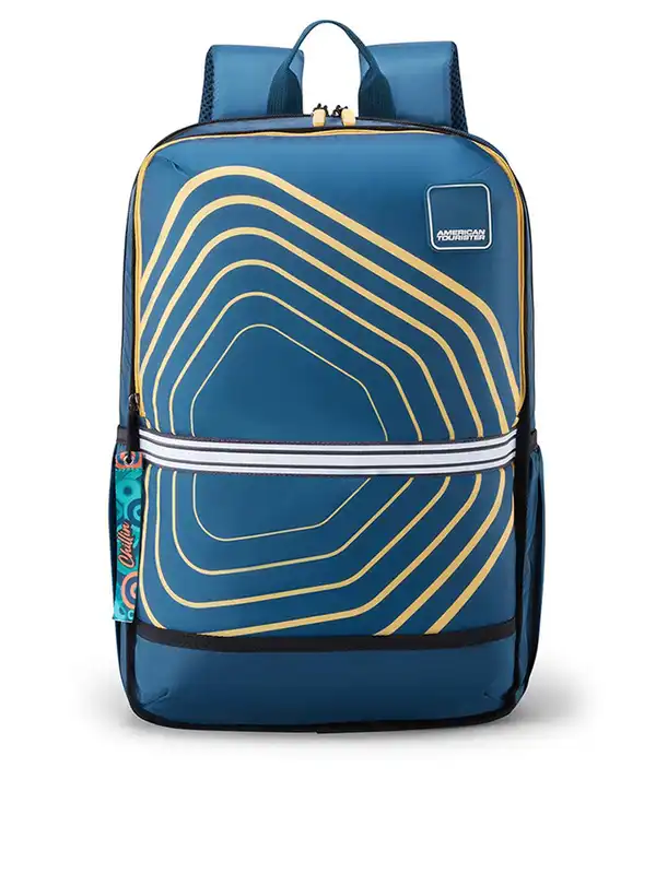american tourister laptop backpack amazon at Work Briefcase 42 Centimeters 15 Black (Black/Orange) : Electronics Casual Backpack School Bag American