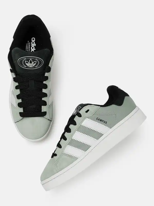 adidas gazelle silver green womens Adidas Campus 00s Shoes - Core White / Green / Off White main image 1