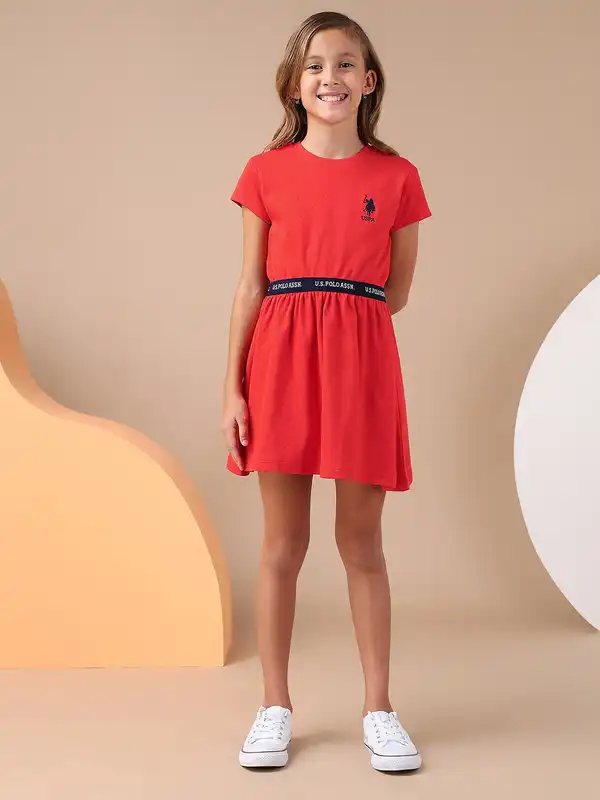 U.s Polo Assn Assn Fit And Flare Dress - Buy U.s Polo Assn Assn Fit And Flare  Dress online in India