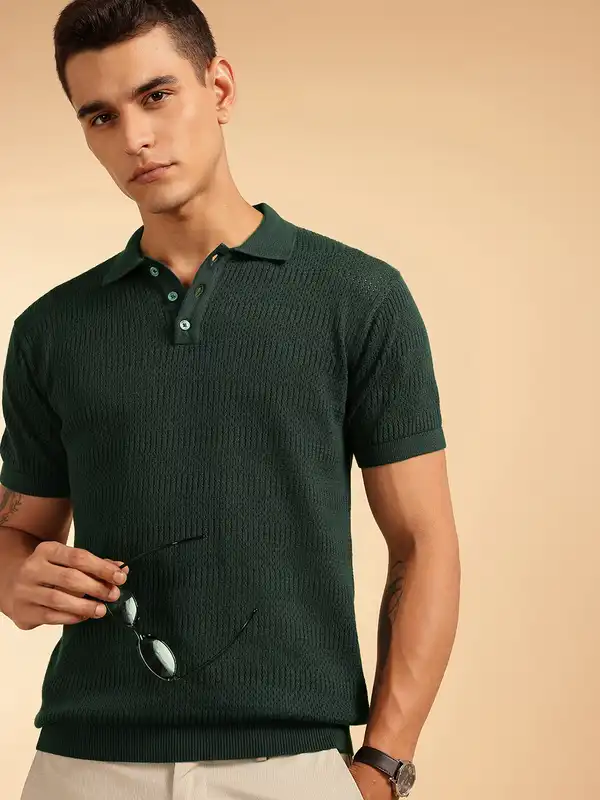 French Connection Green Tshirt - Buy French Connection Green Tshirt online  in India