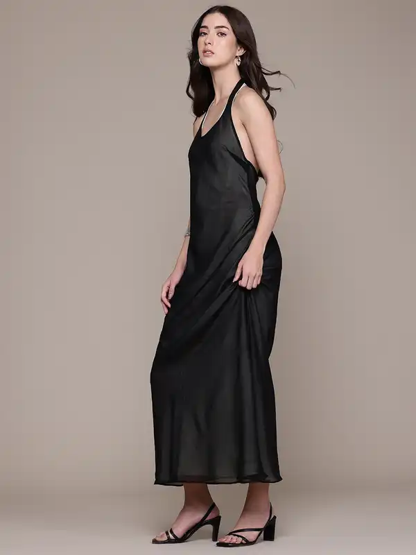 mango flowy satin dress minuet