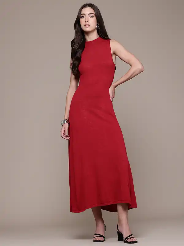 open lace back dress Long cotton dress main image 0