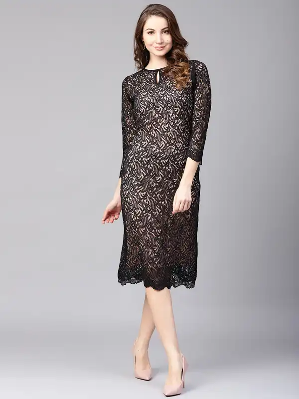 chinese dress ladies Bell sleeves midi floral dress