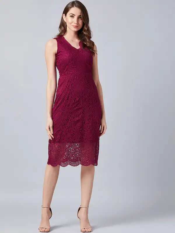 green emerald velvet dress Berylove Women Burgundy Lace Mother of The Bride Dress with Short Sleeves High-Low Fit and Flare Dress for Wedding, Burgundy / US22W