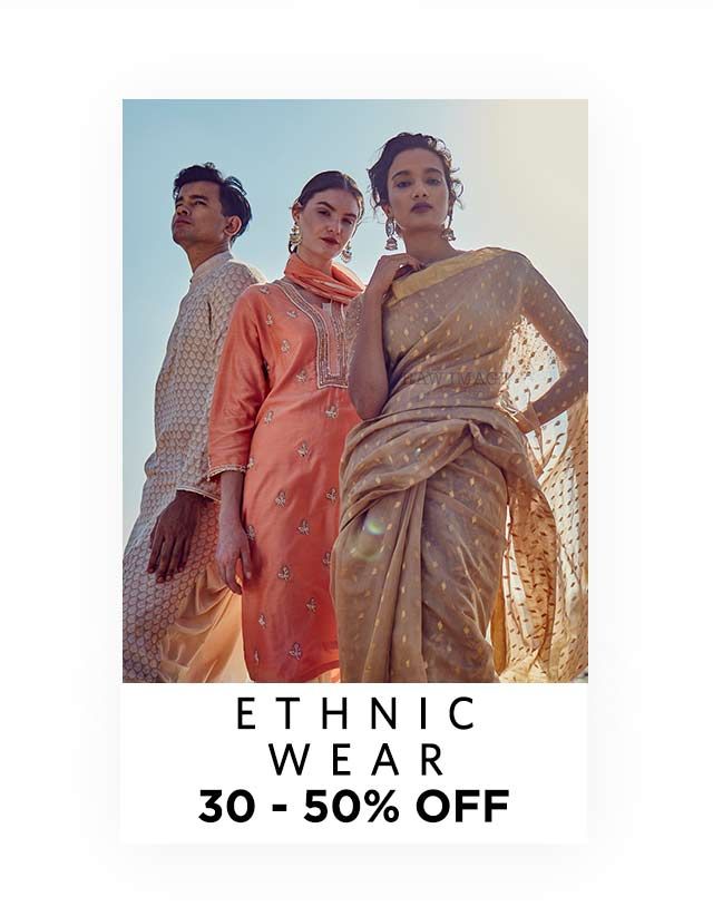 Minimum 30-50% Off On Women's Ethnic Collection Myntra