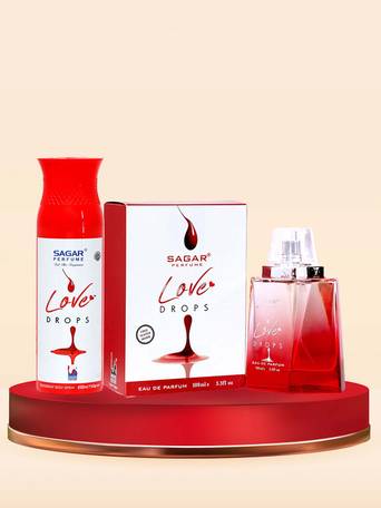 2 Pcs Love Drops EDP & Spray